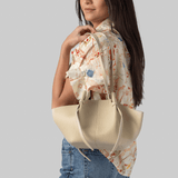 Mochi Angora Pebble Grained Leather Purse - Yuzefi