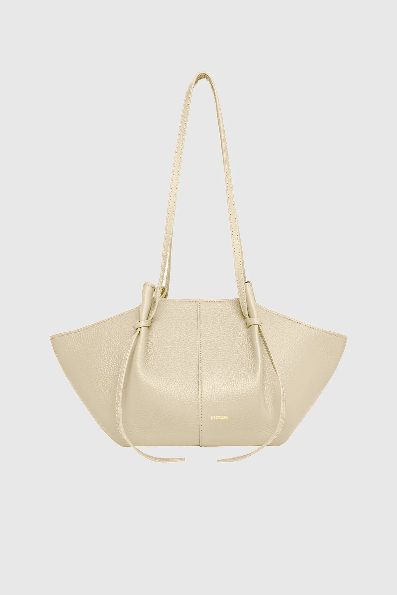 Mochi Angora Pebble Grained Leather Purse - Yuzefi