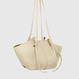 Mochi Angora Pebble Grained Leather Purse - Yuzefi