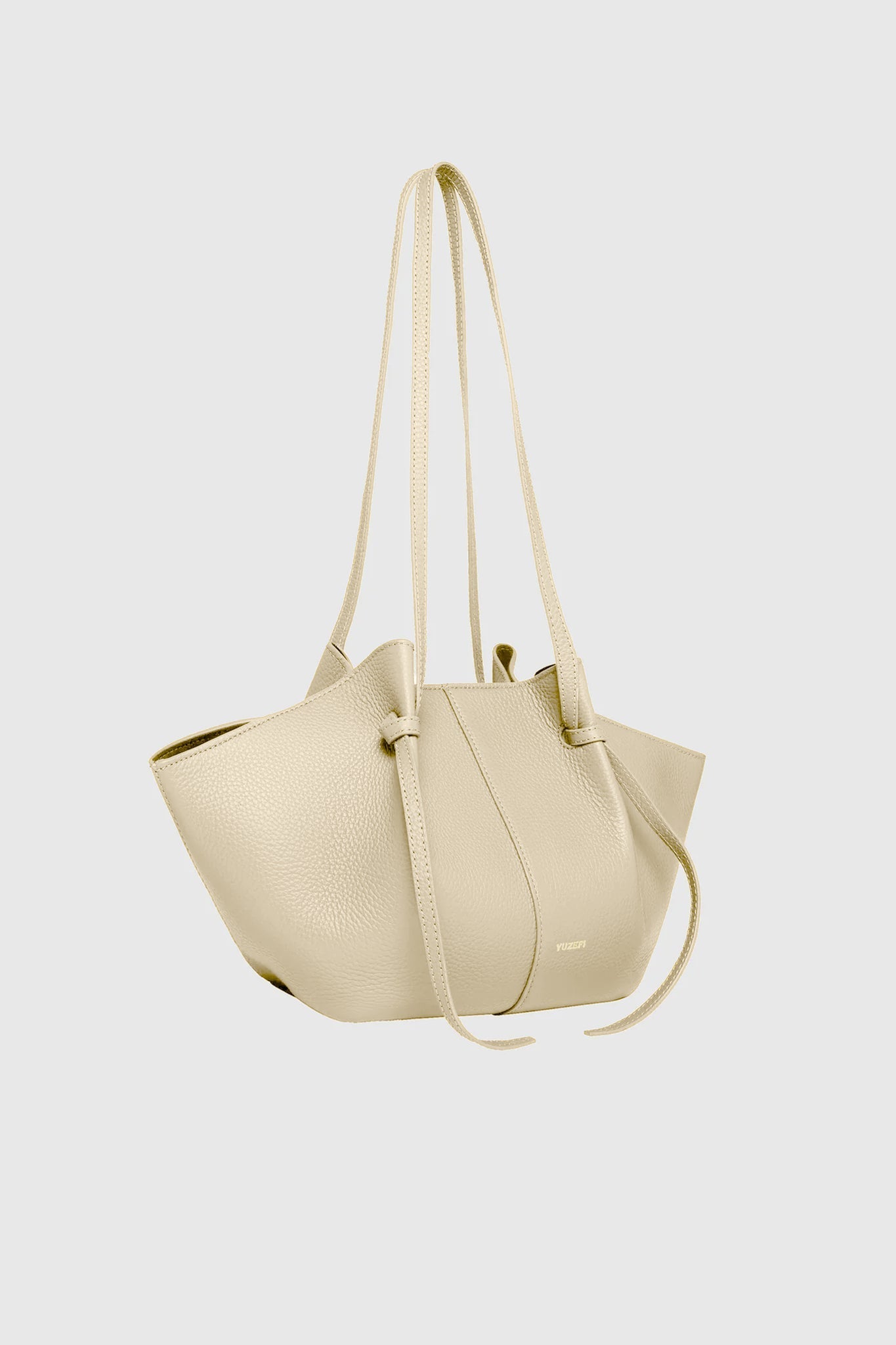 Mochi Angora Pebble Grained Leather Purse - Yuzefi