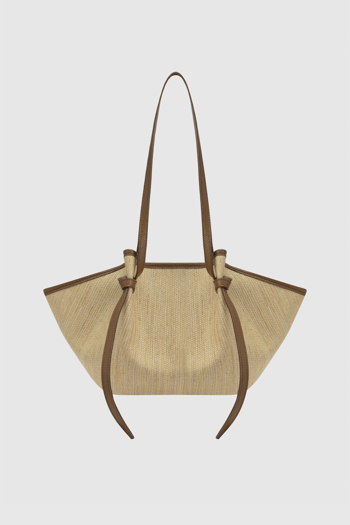 Mochi Biscuit Woven Raffia Purse - Yuzefi