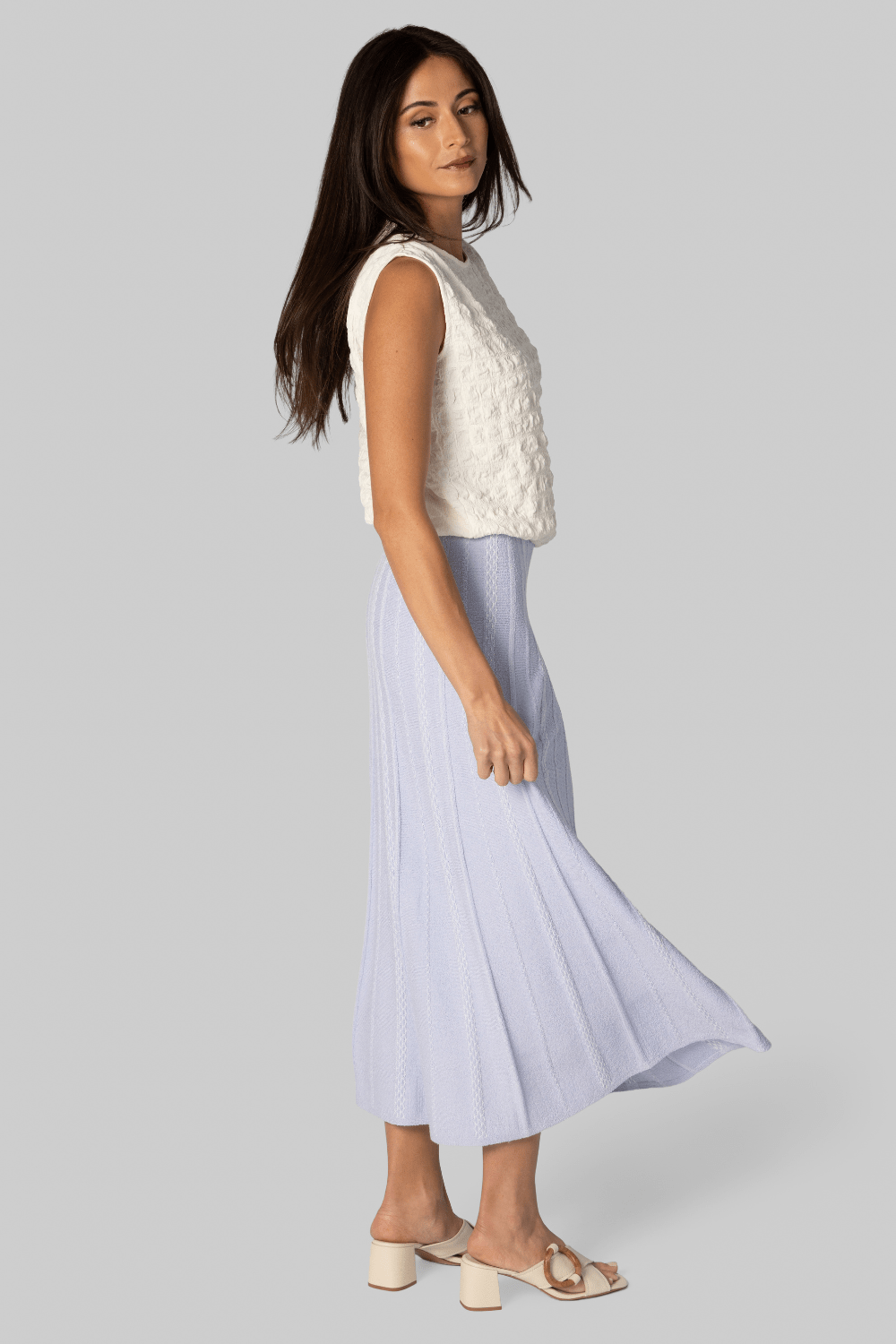 Morena Skirt in Textured Knit - Proenza Schouler White Label