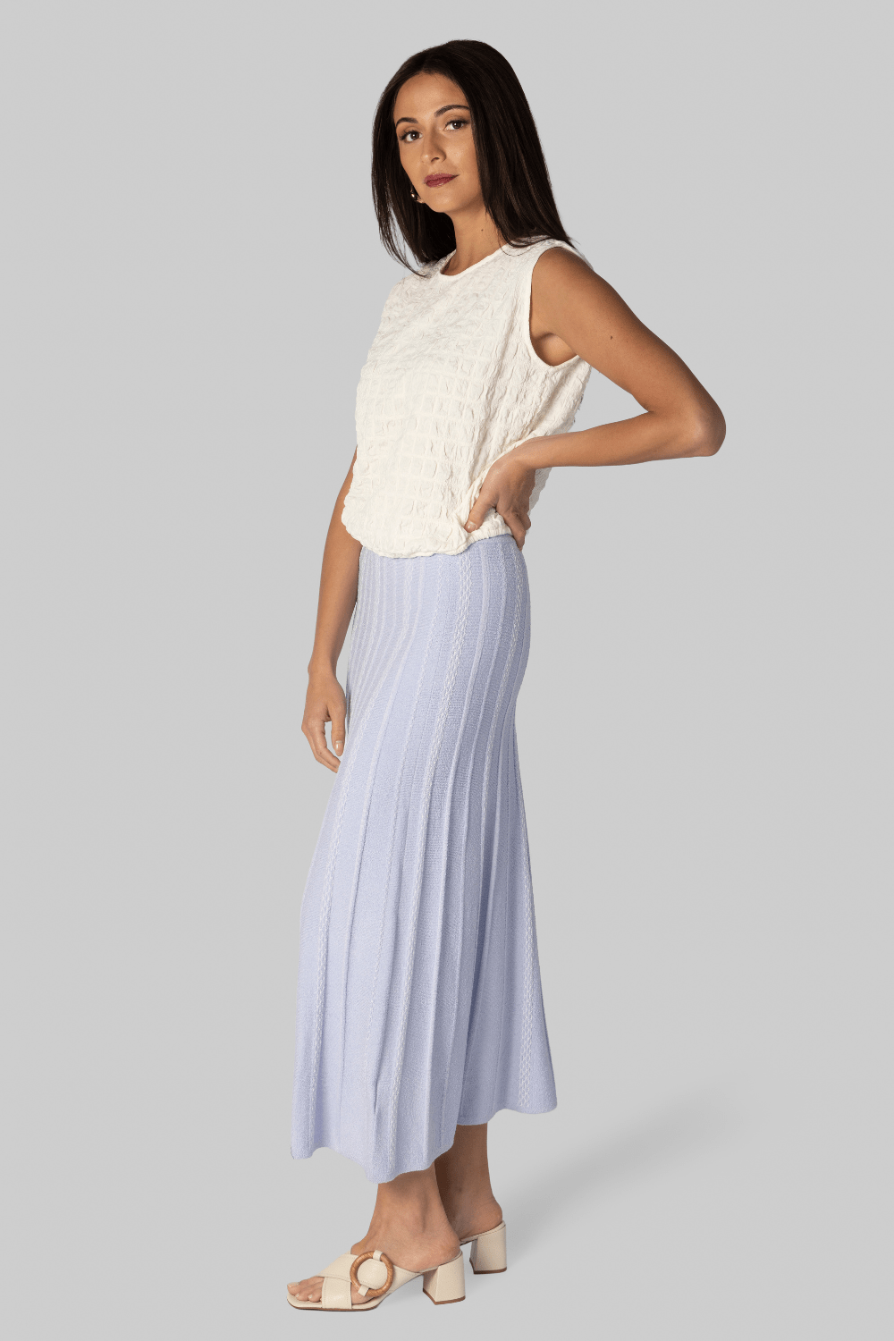 Morena Skirt in Textured Knit - Proenza Schouler White Label