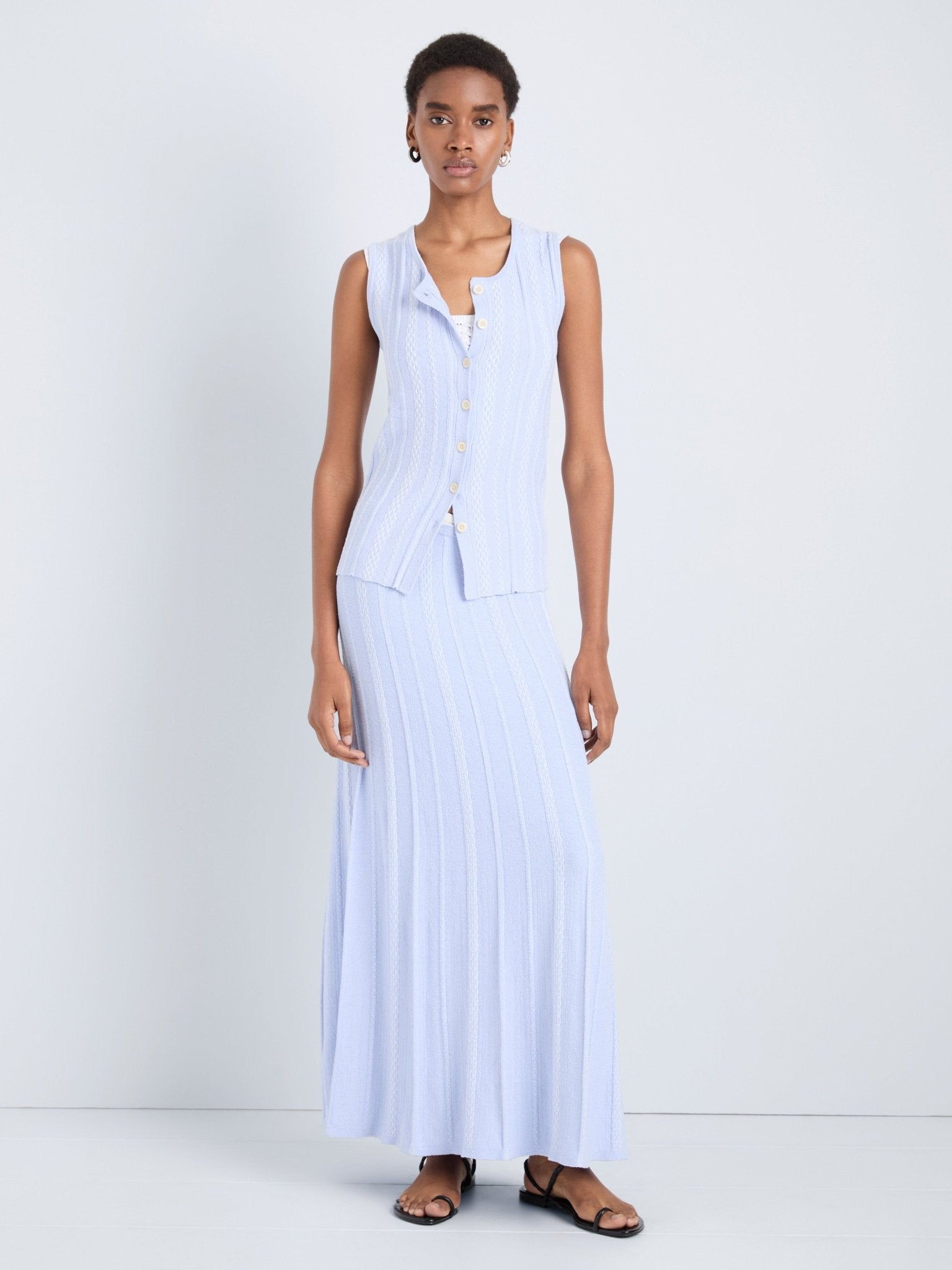 Morena Skirt in Textured Knit - Proenza Schouler White Label