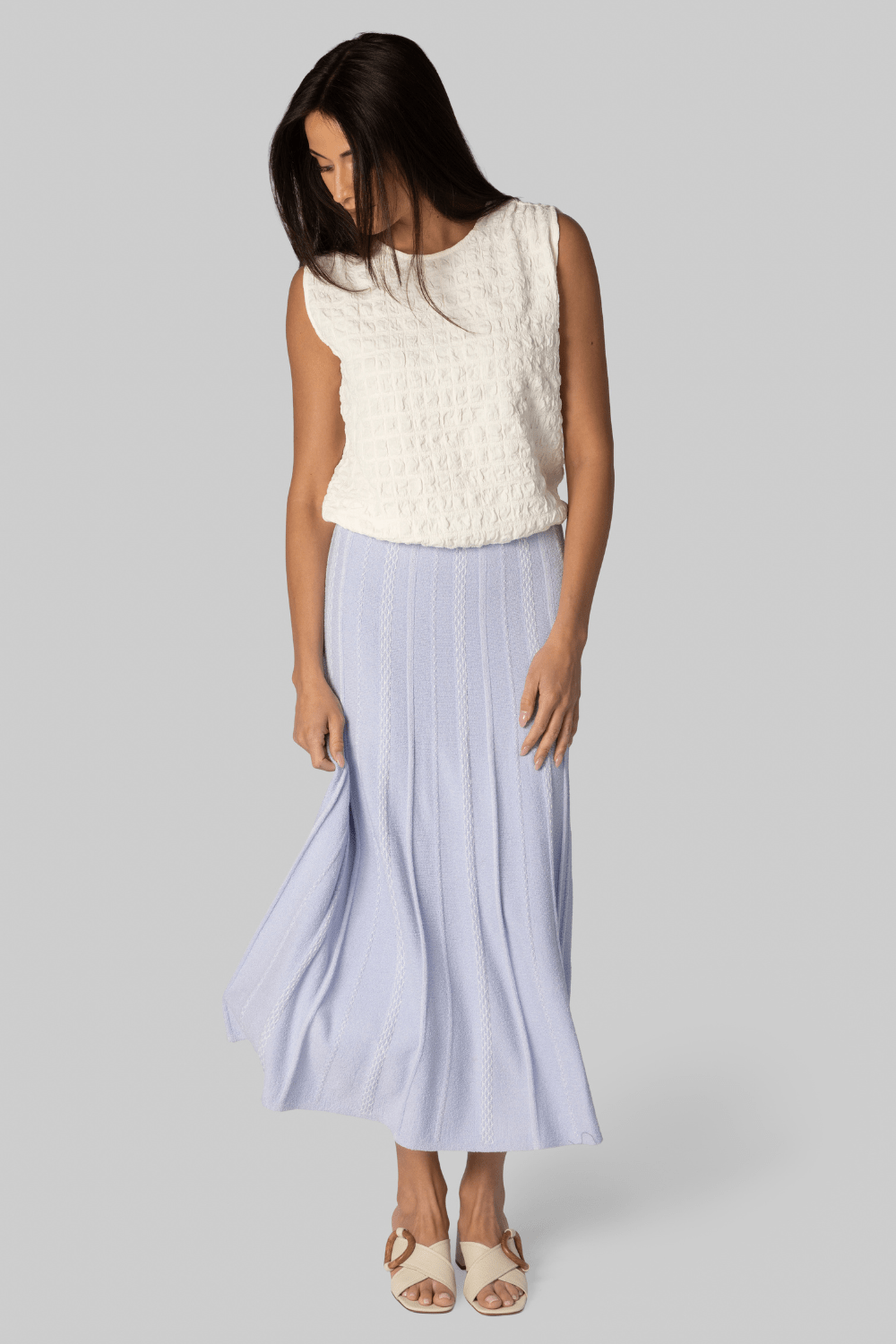 Morena Skirt in Textured Knit - Proenza Schouler White Label
