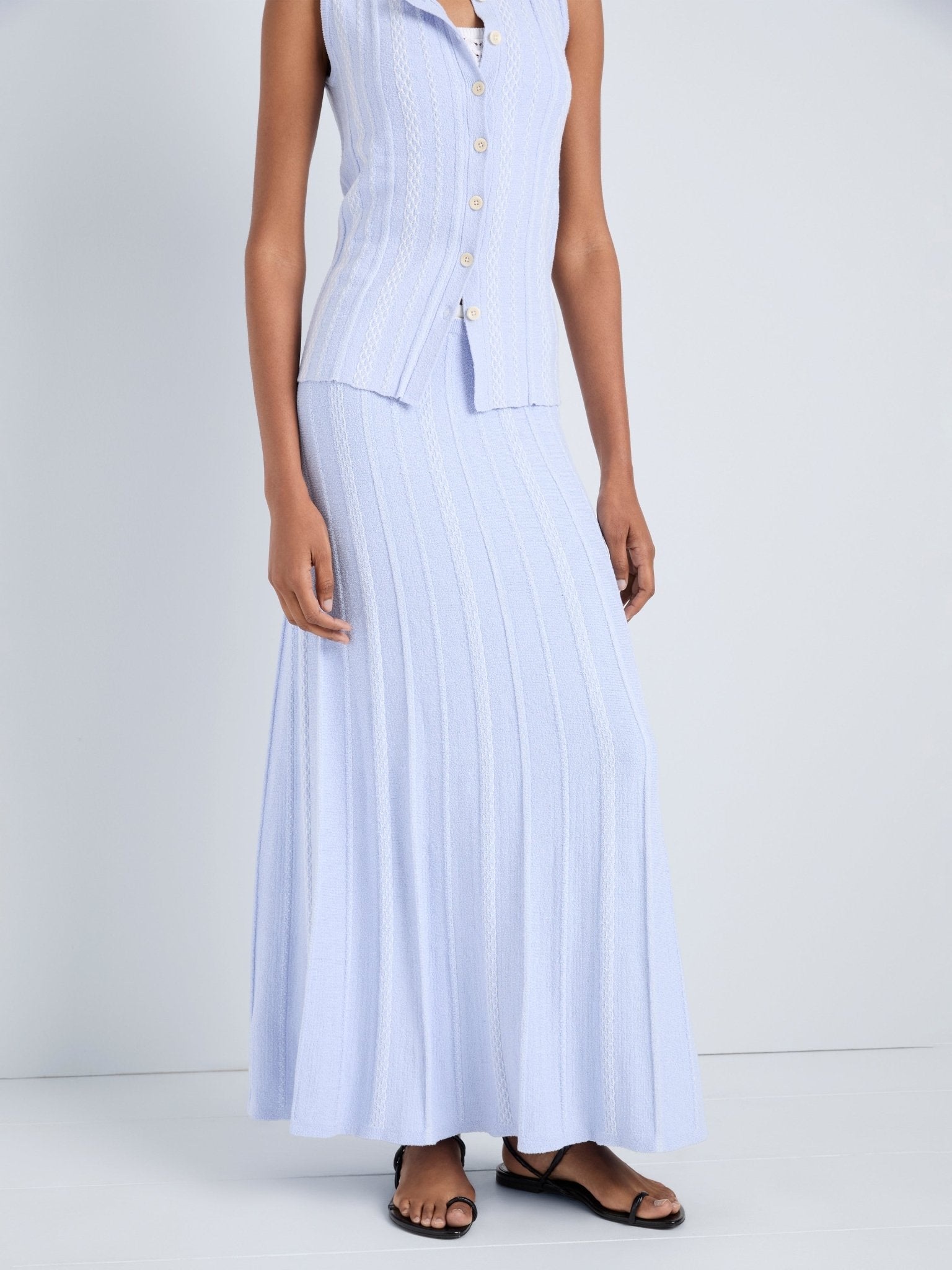 Morena Skirt in Textured Knit - Proenza Schouler White Label