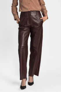 Nappa Leather Trousers - Forte Forte