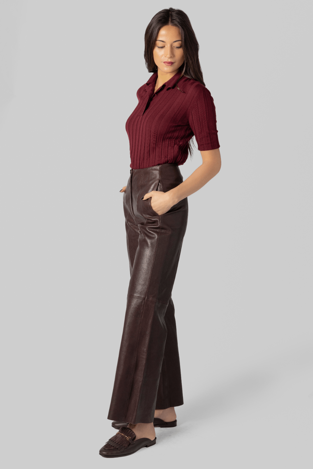 Nappa Leather Trousers - Forte Forte