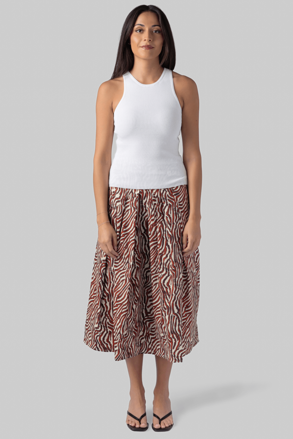 Nessa Poplin Skirt - Proenza Schouler White Label