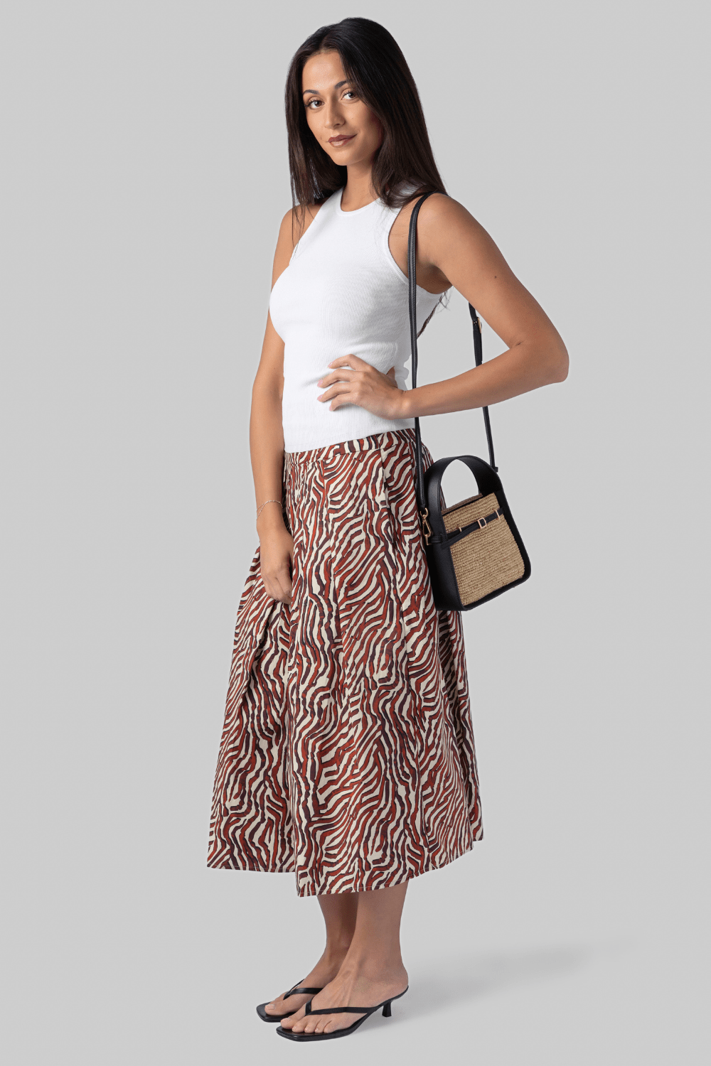 Nessa Poplin Skirt - Proenza Schouler White Label