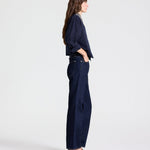 New Chapter Shirt w/ Crystal Collar in Midnight - TWP