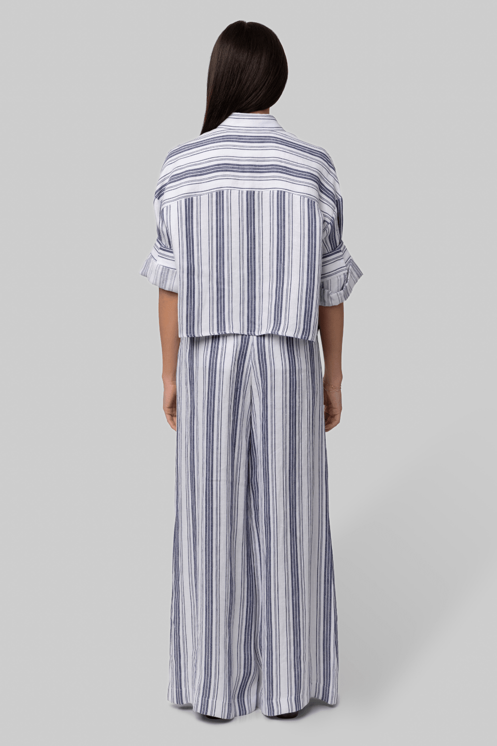 Next Ex in Ivory/Navy Stripe - TWP
