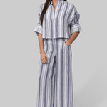Next Ex in Ivory/Navy Stripe - TWP