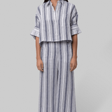 Next Ex in Ivory/Navy Stripe - TWP