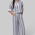 Next Ex in Ivory/Navy Stripe - TWP