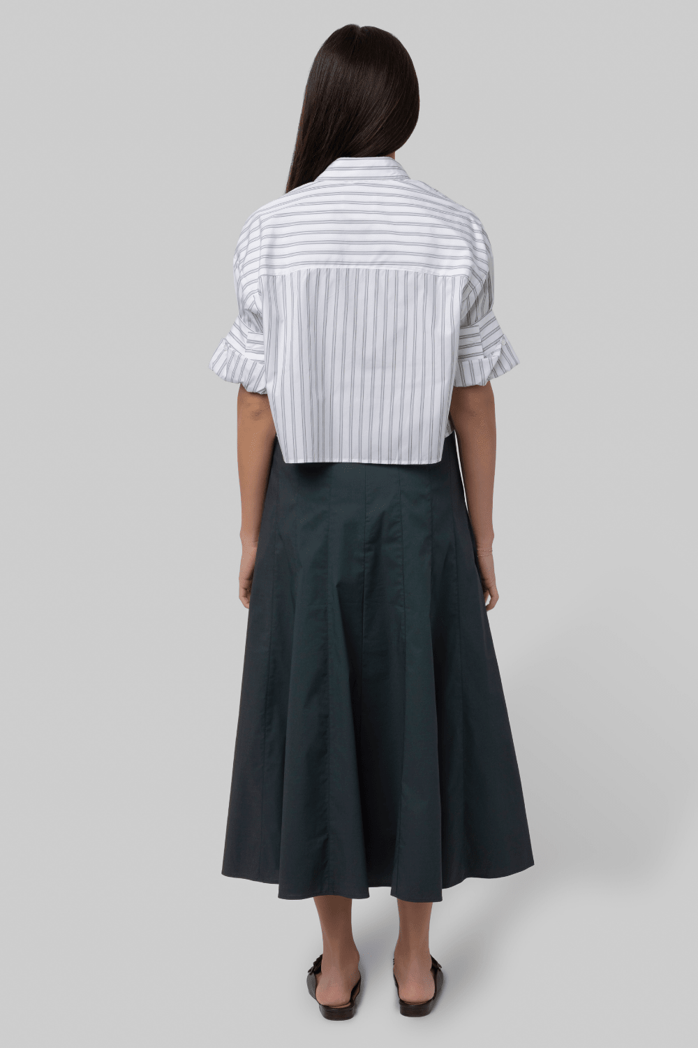 Next Ex in White/Green Stripe - TWP