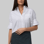 Next Ex in White/Green Stripe - TWP