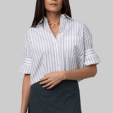 Next Ex in White/Green Stripe - TWP