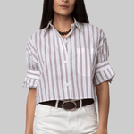 Next Ex in White/Wine Stripe - TWP