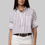Next Ex in White/Wine Stripe - TWP