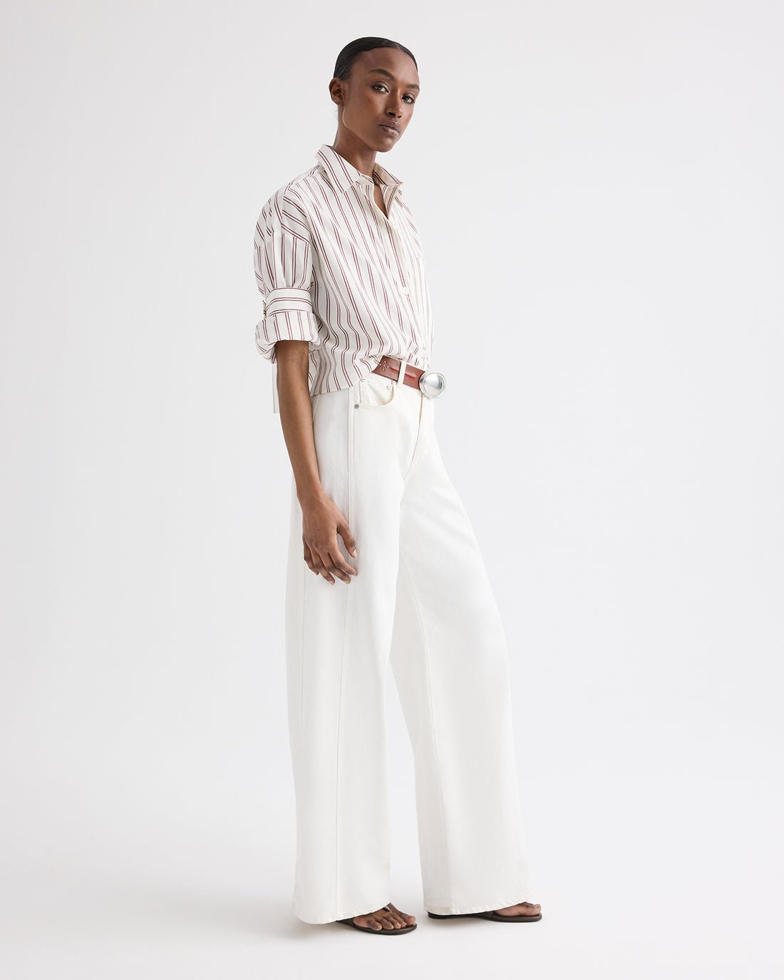 Next Ex in White/Wine Stripe - TWP