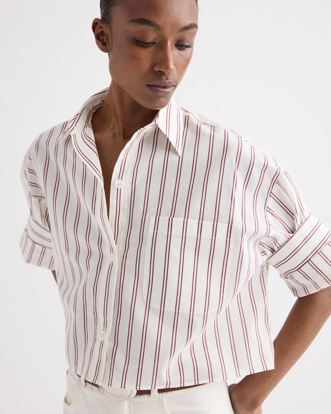 Next Ex in White/Wine Stripe - TWP