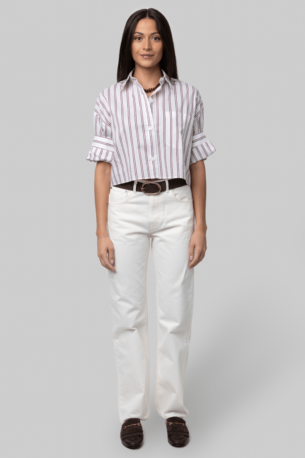 Next Ex in White/Wine Stripe - TWP