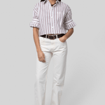 Next Ex in White/Wine Stripe - TWP