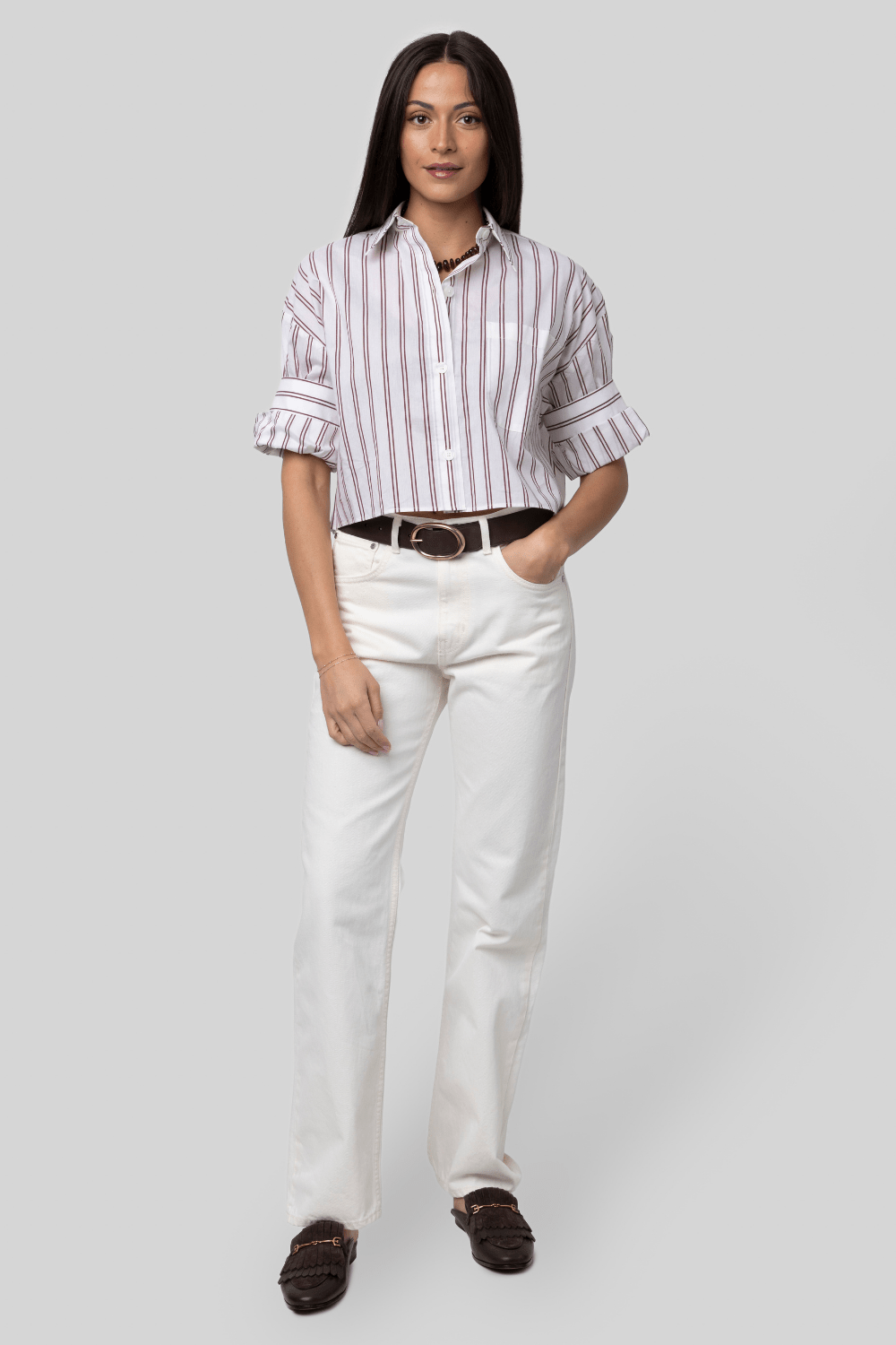 Next Ex in White/Wine Stripe - TWP