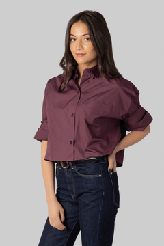 Next Ex Mauve Wine Shirt - TWP