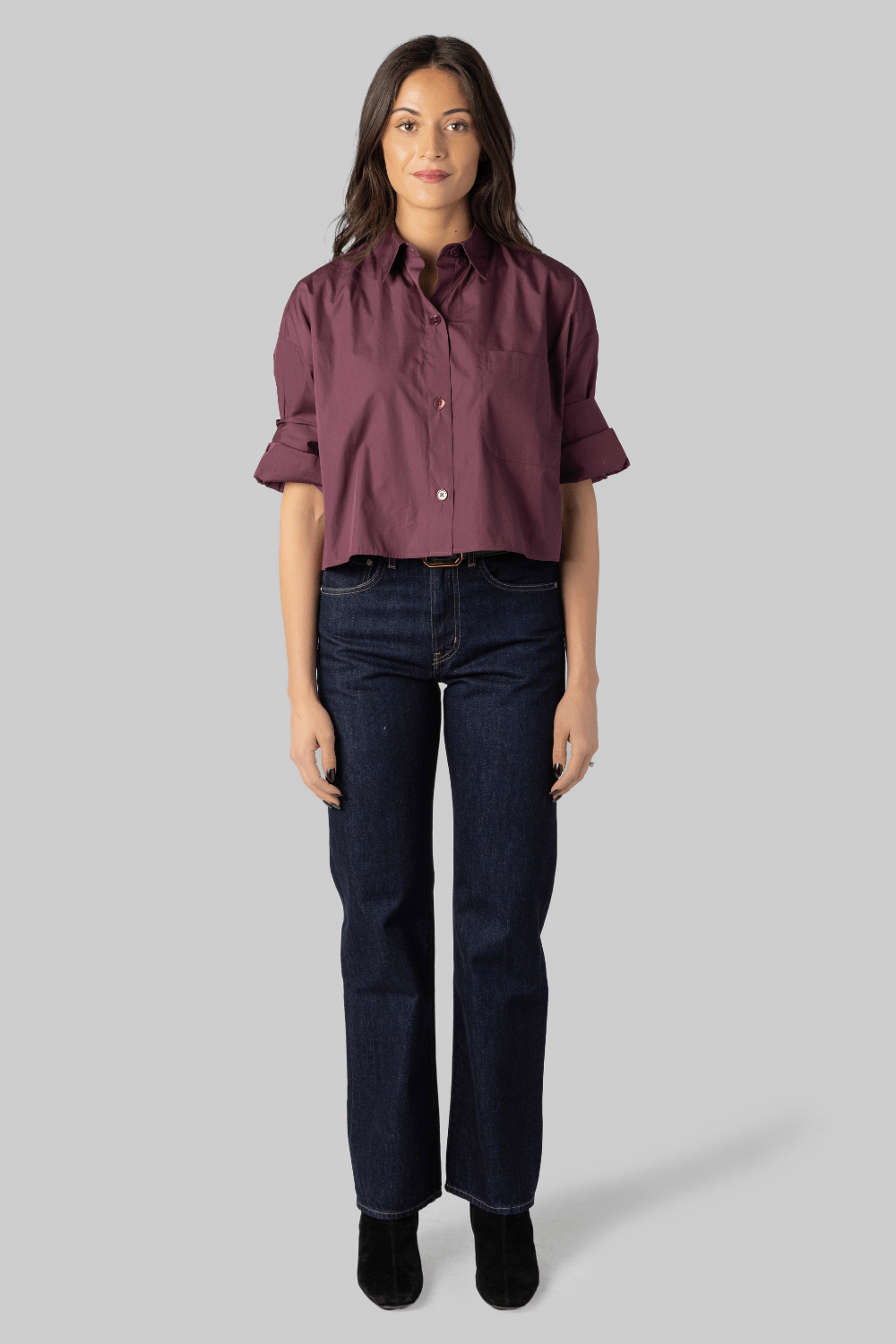 Next Ex Mauve Wine Shirt - TWP