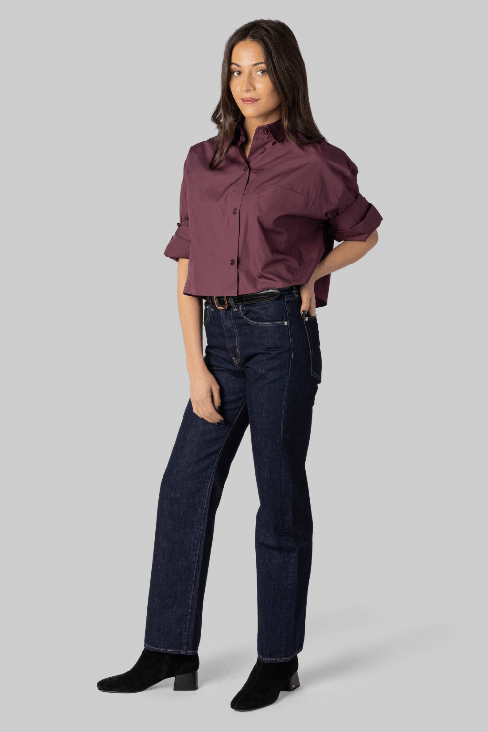 Next Ex Mauve Wine Shirt - TWP