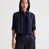 Next Ex Midnight Shirt w/Ruffle - TWP