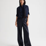 Next Ex Midnight Shirt w/Ruffle - TWP