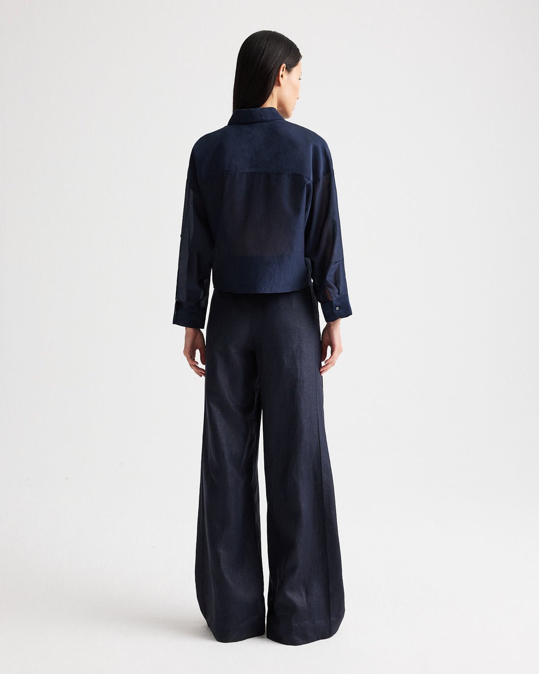 Next Ex Midnight Shirt w/Ruffle - TWP