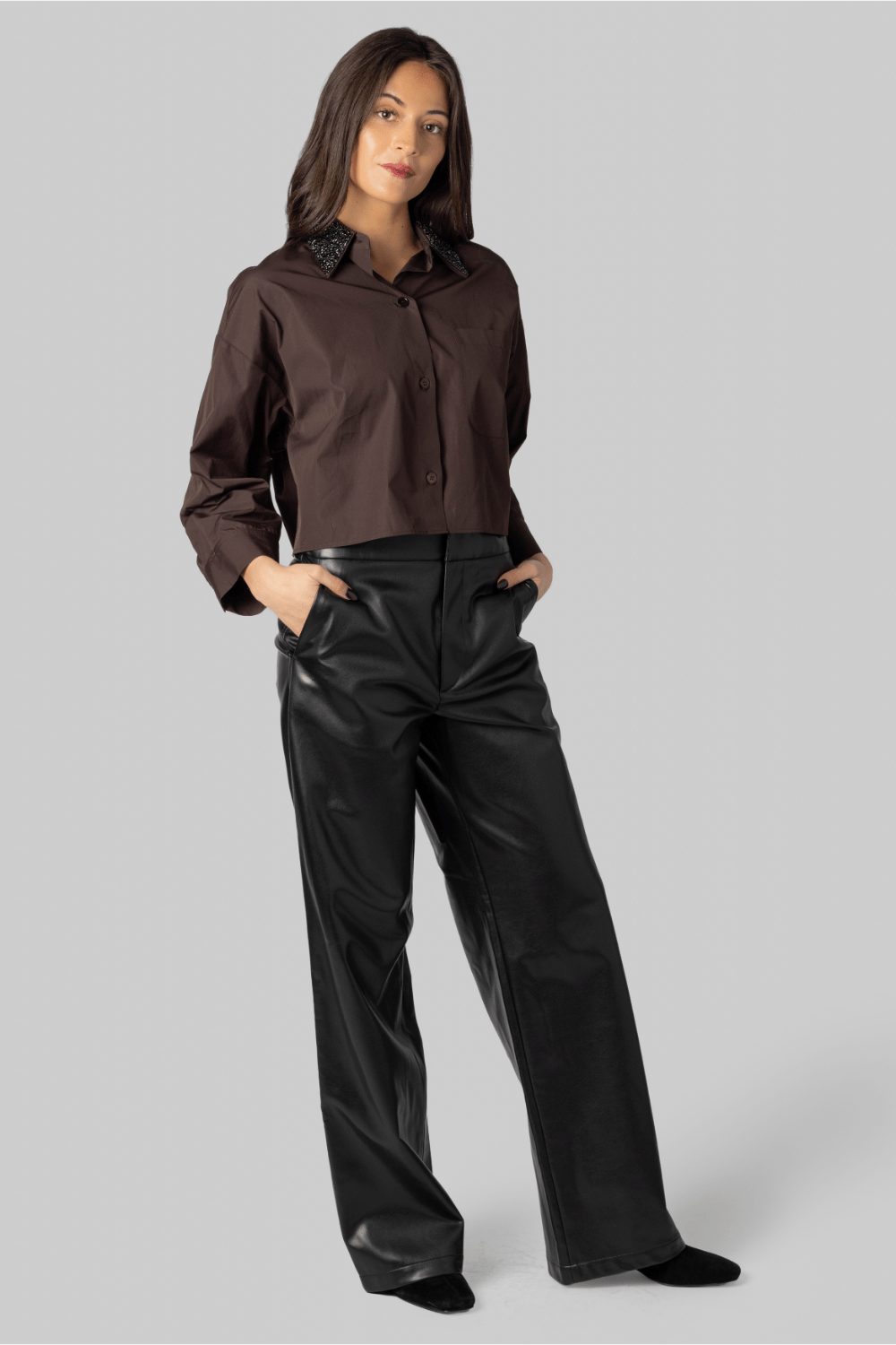 Next Ex Shirt w/Crystal Collar - TWP