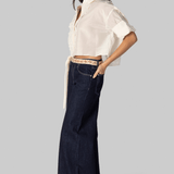 Next Ex White Cotton Silk Ruffle Shirt - TWP