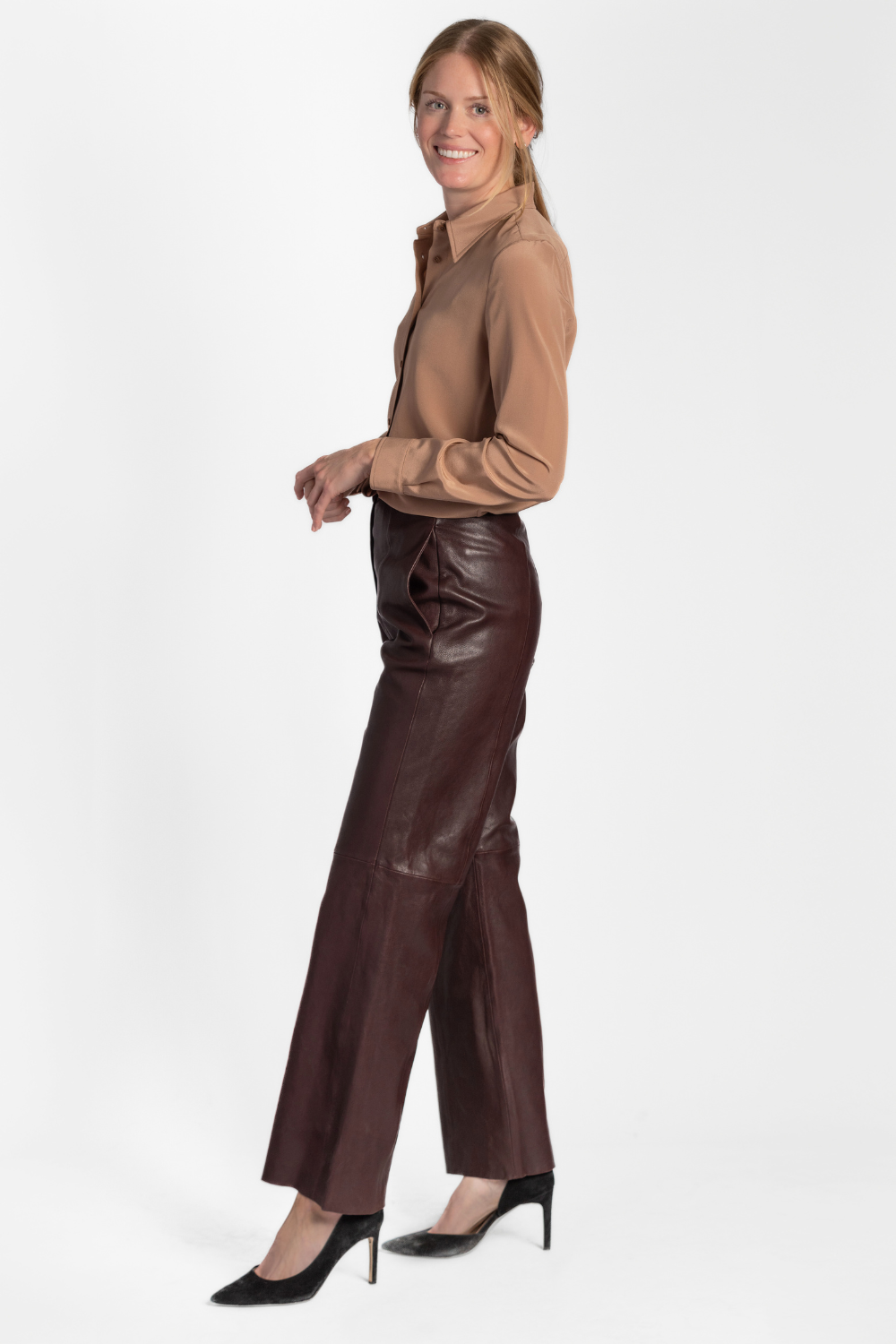 Nappa Leather Trousers - The Posh Peacock