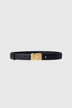 Ninon Black Lizard Belt - Soeur