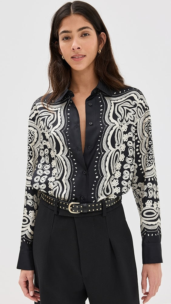 Alfie Silk Shirt - The Posh Peacock