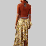 Noura Knit Rust Polo - Alemais