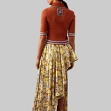 Noura Knit Rust Polo - Alemais