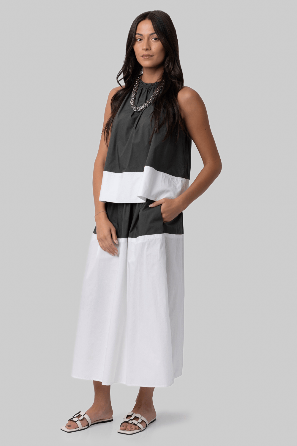 Nyla Poplin Skirt - Proenza Schouler White Label
