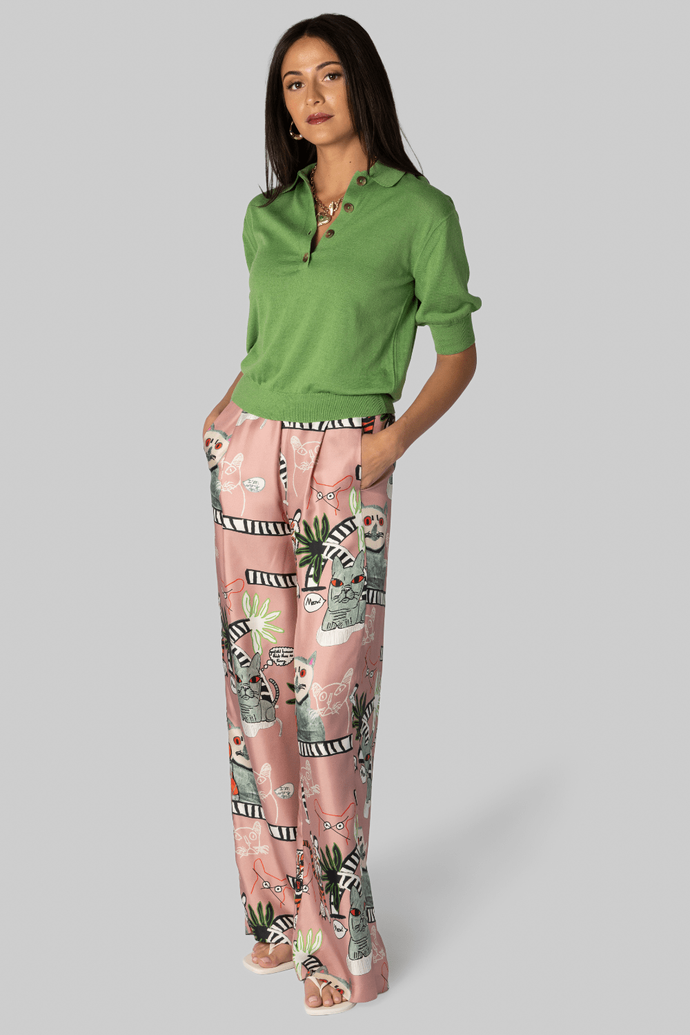 Oda Jardin Polo Top - Apiece Apart