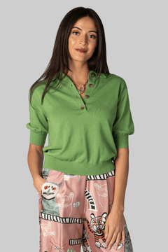 Oda Jardin Polo Top - Apiece Apart