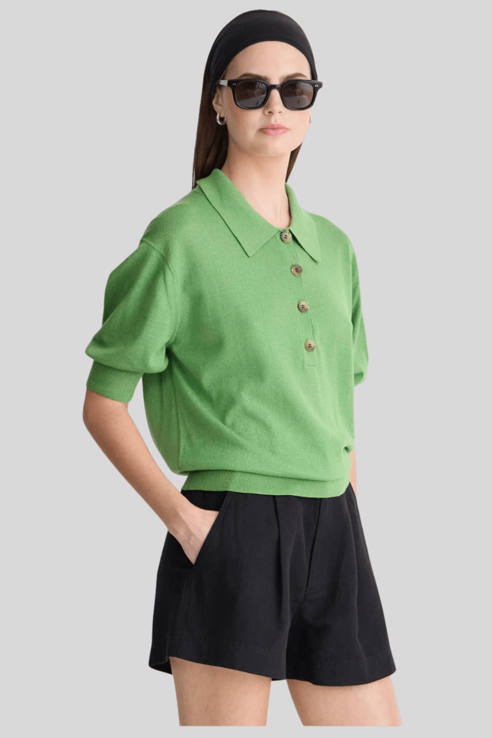 Oda Jardin Polo Top - Apiece Apart