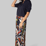 Oda Midnight Polo Top - Apiece Apart