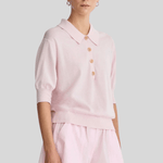 Oda Rosewater Polo Top - Apiece Apart