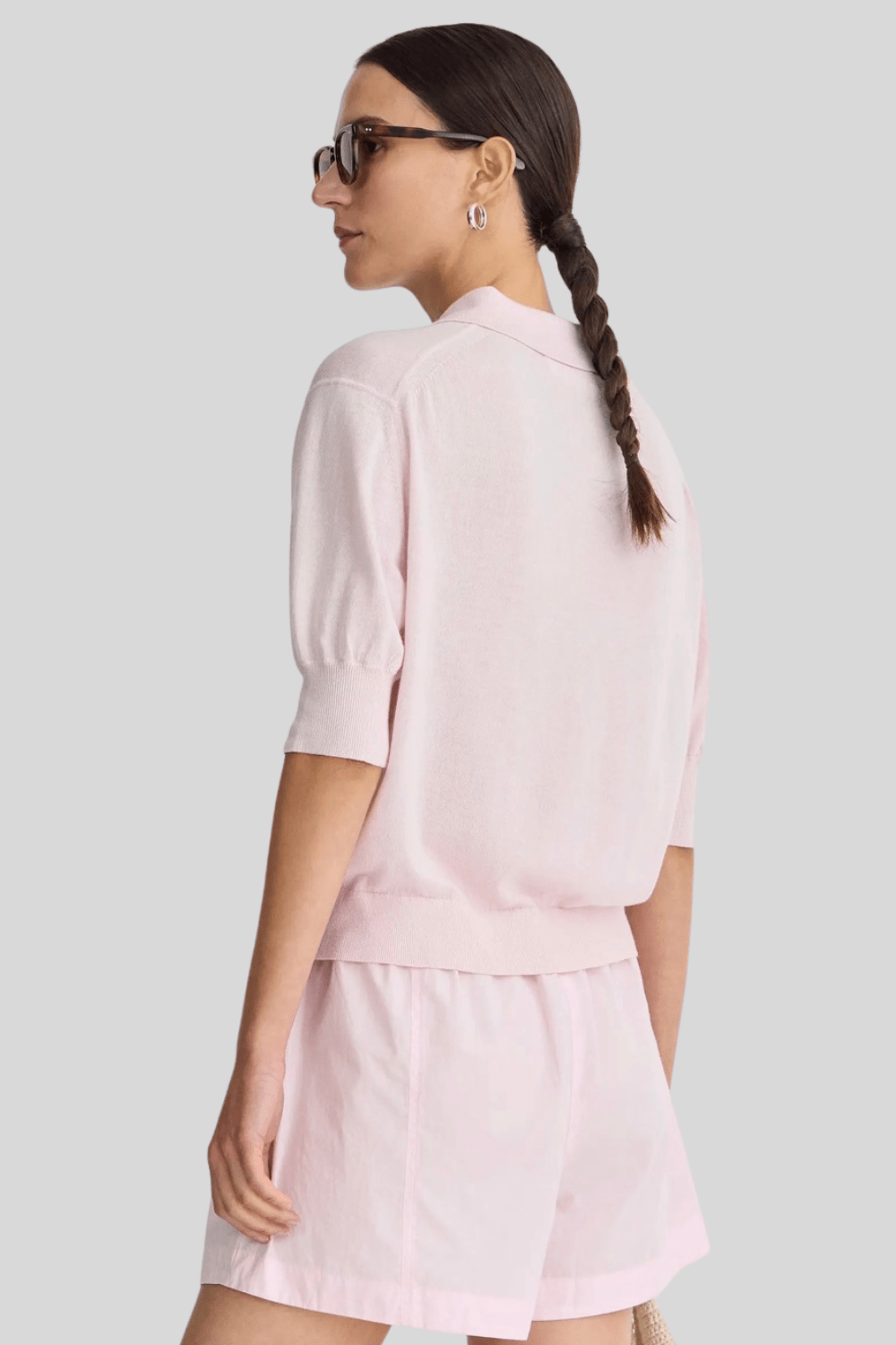 Oda Rosewater Polo Top - Apiece Apart