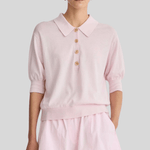 Oda Rosewater Polo Top - Apiece Apart